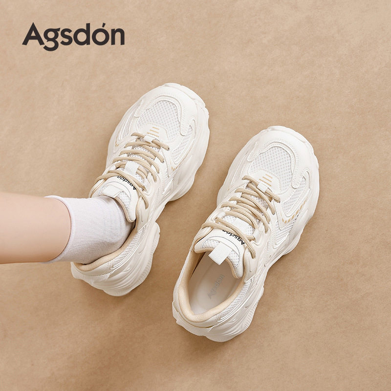 奥古狮登正品厚底老爹鞋女款2026新款夏季网面时尚轻便小白运动休,女鞋,老爹鞋,淘宝优惠券,粉丝福利购,淘宝优惠卷