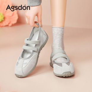 奥古狮登正品运动玛丽珍女鞋2026新款夏季轻薄芭蕾单鞋不累脚德训
