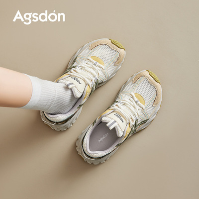 奥古狮登女款老爹鞋2026夏