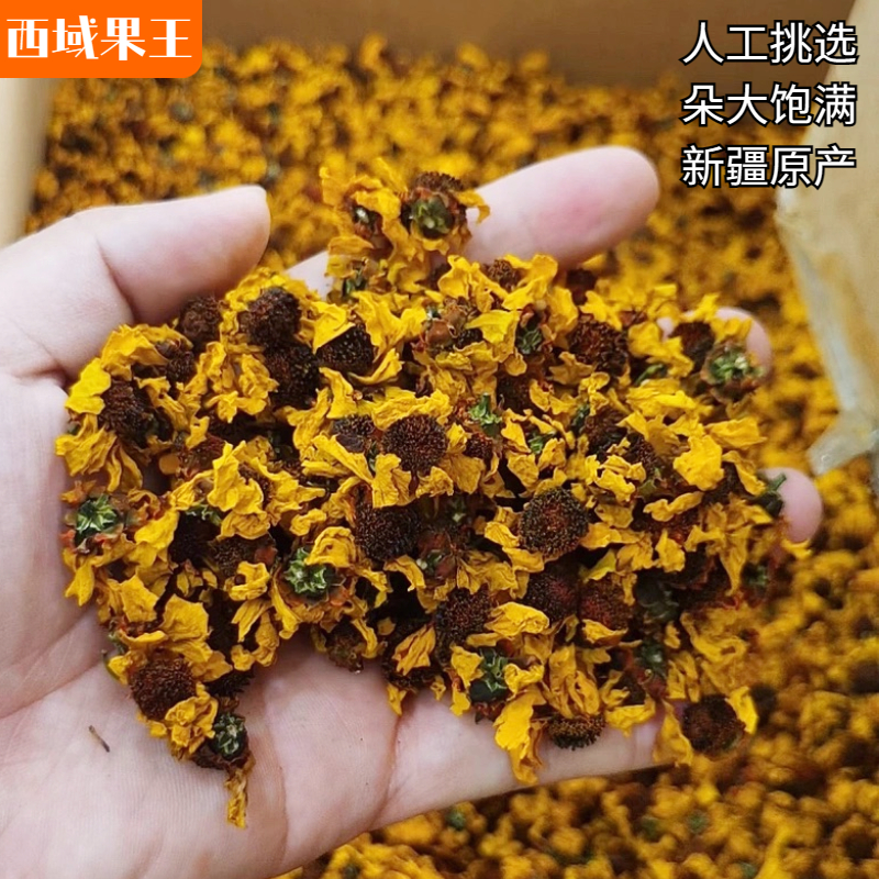 新疆特产昆仑雪菊花茶天然养生茶泡水罐装100g