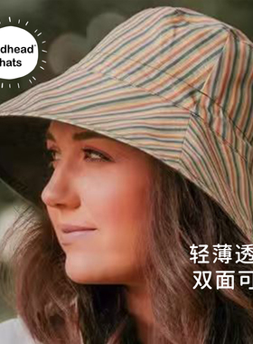 【亚麻成人特价】澳洲Bedhead成人亚麻经典空顶渔夫防晒帽UPF50+