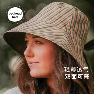 【亚麻成人特价】澳洲Bedhead成人亚麻经典空顶渔夫防晒帽UPF50+