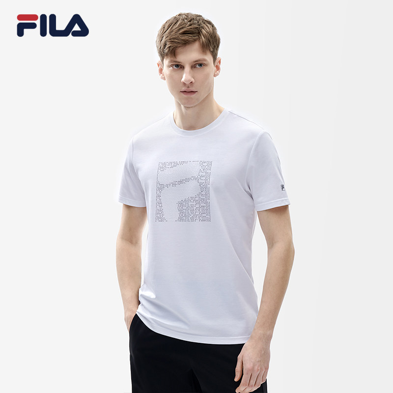 FILA 斐乐官方男子短袖T恤2025夏季百搭运动短t休闲上衣,运动服/休闲服装,运动T恤,淘宝优惠券,粉丝福利购,淘宝优惠卷