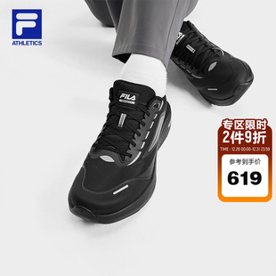 男鞋 N跑鞋 2025冬季 新款 子 黄景瑜同款 健身房运动鞋 FILA斐乐柔云3