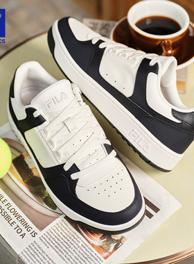 FILA 斐乐官方男鞋TARGA 1+网球生活鞋2025冬季新款圆盾鞋1+板鞋