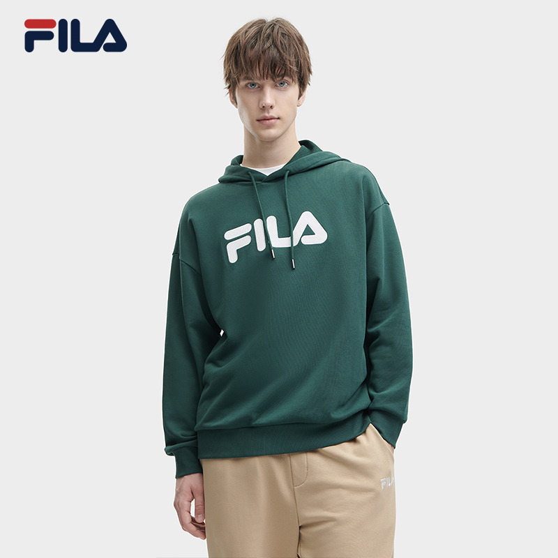 FILA斐乐情侣连帽卫衣