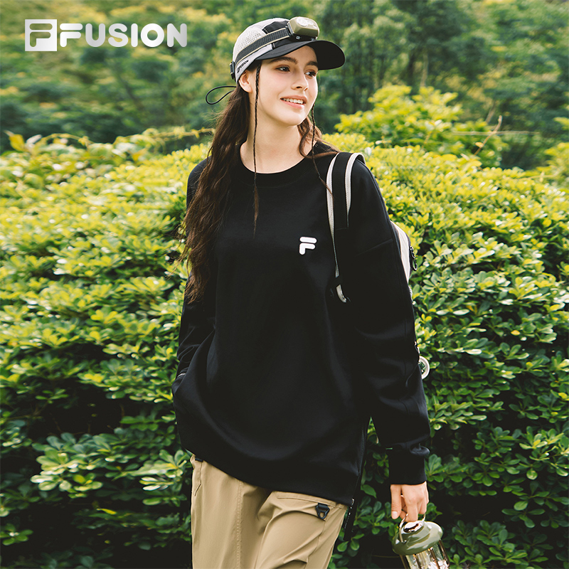 FILAFUSION斐乐情侣套头卫衣