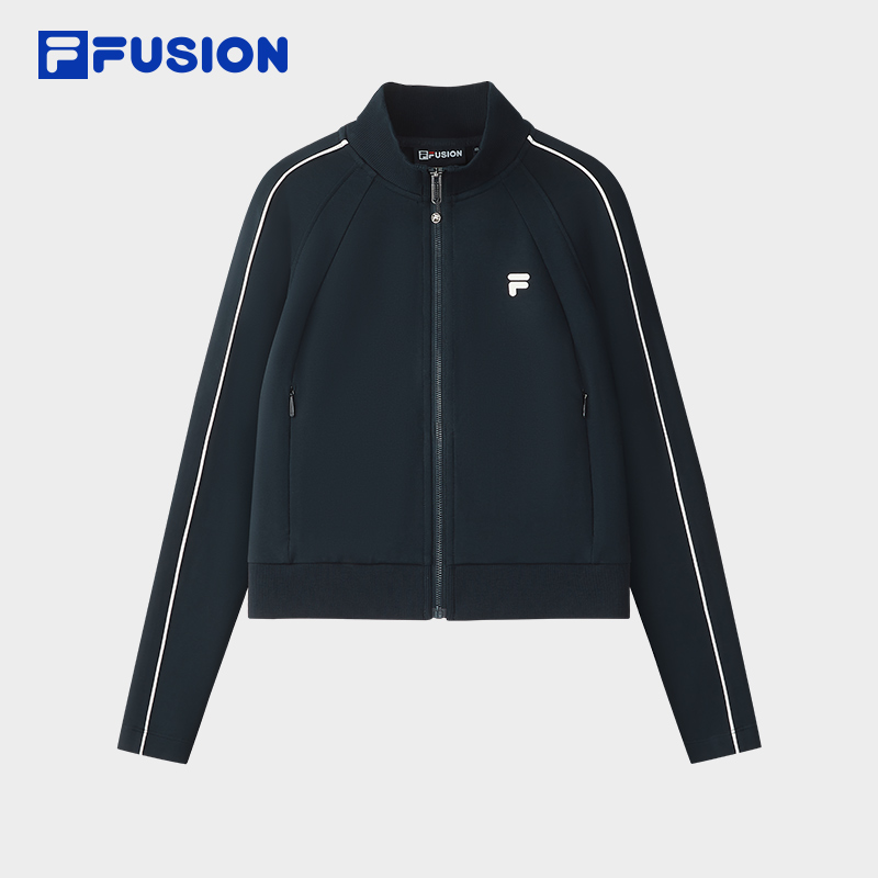 FILAFUSION斐乐女针织长袖外套