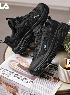 FILA 斐乐官方男鞋TREK 2复古运动鞋2025冬季新款山系休闲老爹鞋