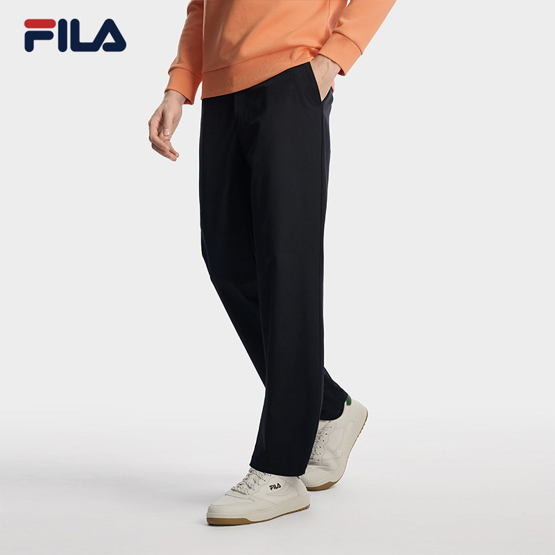 FILA 斐乐官方男士梭织长裤2026春季新款基础商务通勤休闲直口裤,运动服/休闲服装,运动长裤,淘宝优惠券,粉丝福利购,淘宝优惠卷