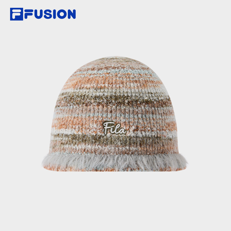 FILA FUSION斐乐潮牌情侣款圆帽2025冬新款时尚休闲毛线帽渔夫帽,运动包/户外包/配件,运动帽,淘宝优惠券,粉丝福利购,淘宝优惠卷