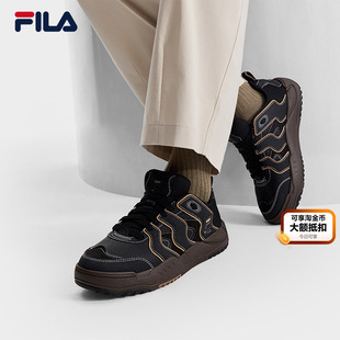 2025冬季 BRACE复古板鞋 新款 破界者休闲鞋 FILA 运动鞋 斐乐官方男鞋