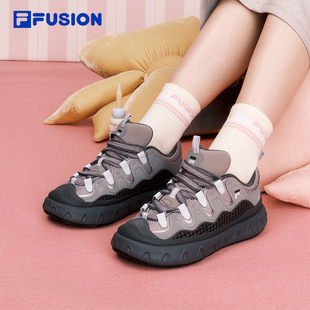 PISA面包板鞋丨 FILA FUSION斐乐潮牌女鞋2026新款厚底时尚休闲鞋