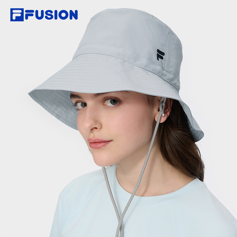 FILA FUSION斐乐潮牌情侣款圆帽2025夏新款时尚休闲防晒帽渔夫帽,运动包/户外包/配件,运动帽,淘宝优惠券,粉丝福利购,淘宝优惠卷