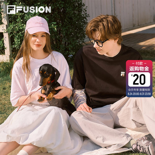 FILAFUSION斐乐中性针织短袖衫