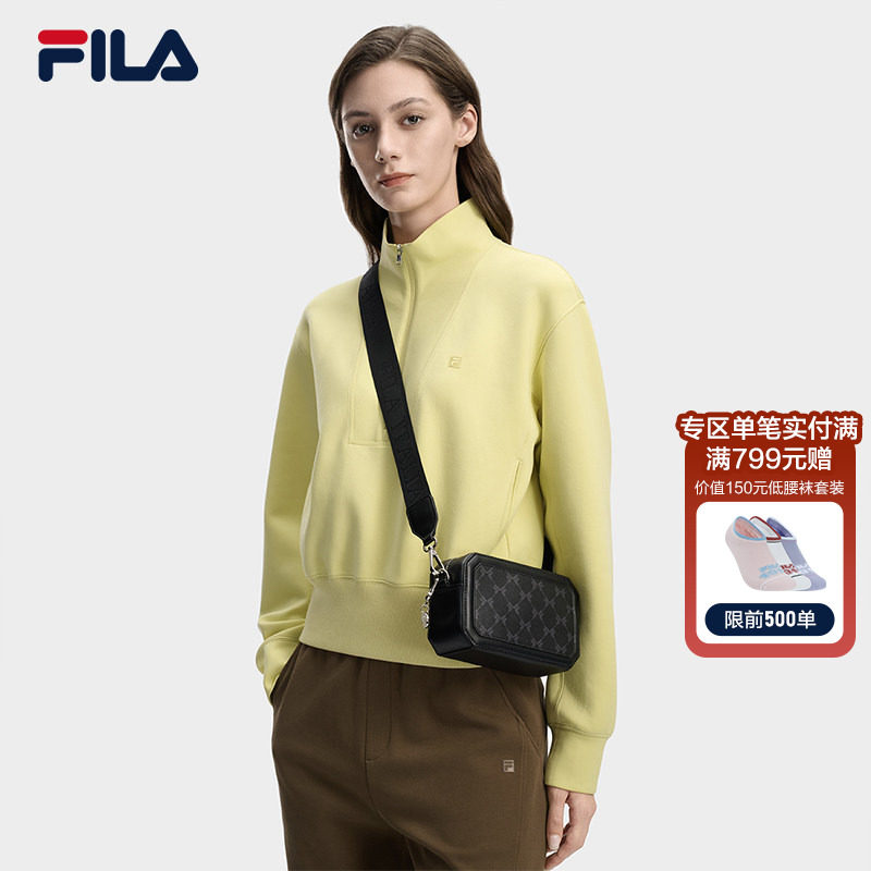 FILA 斐乐官方女包挎包2026春季新款时尚单肩包斜挎包老花小方包,运动包/户外包/配件,挎包/拎包/休闲包,淘宝优惠券,粉丝福利购,淘宝优惠卷