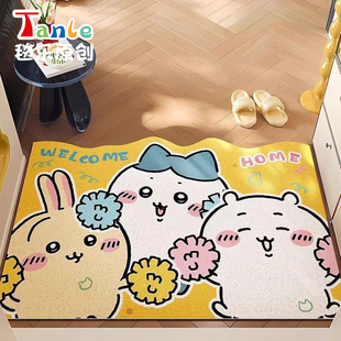 吉伊卡哇入户门地垫进门垫可爱玄关家用换鞋 脚垫自由裁剪耐磨地毯