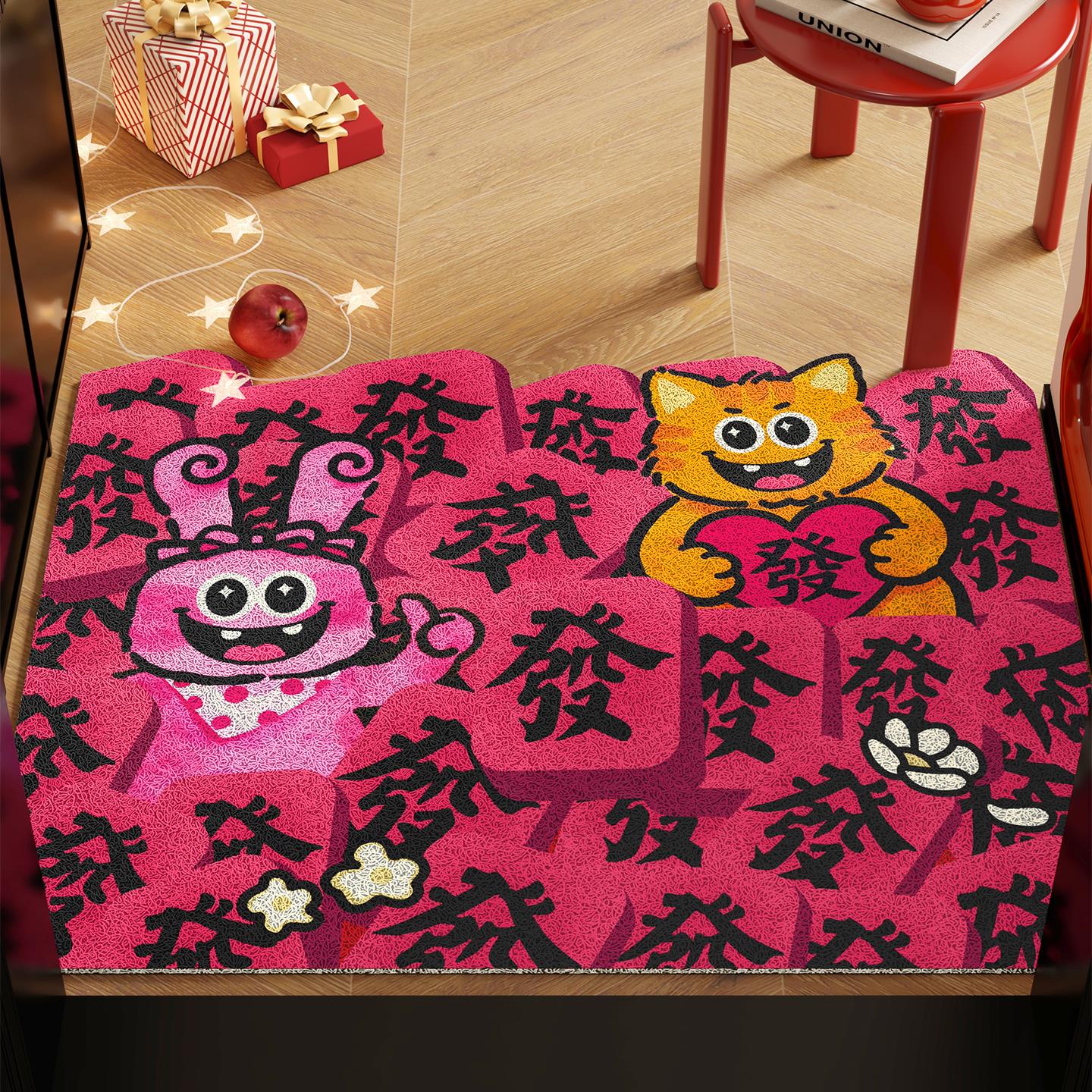 发财入户门专用丝圈地垫马