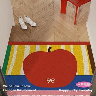 包豪斯高级感入户地垫丝圈防滑耐脏脚垫进门玄关大门口地毯可裁剪