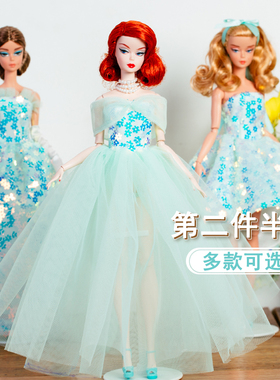 【第二件5折】仙仙公主娃娃衣新品重工FR超模pp娃可穿礼服配饰