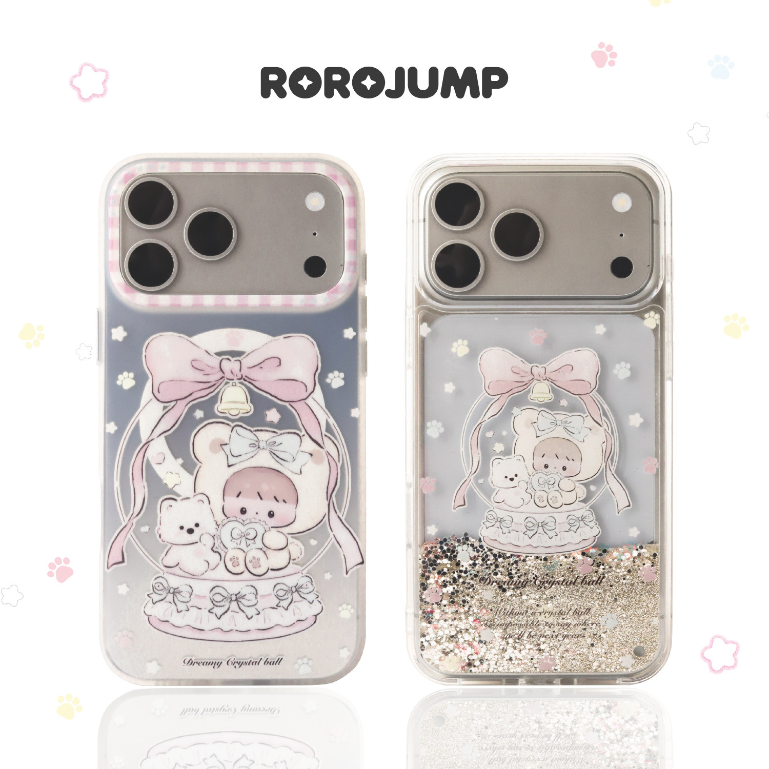 肉肉酱蝴蝶结水晶球适用iPhone17promax磁吸手机壳原创新款防摔苹果16pro全包一体肤感保护卡通可爱保护套女,3C数码配件,手机保护套/壳,淘宝优惠券,粉丝福利购,淘宝优惠卷