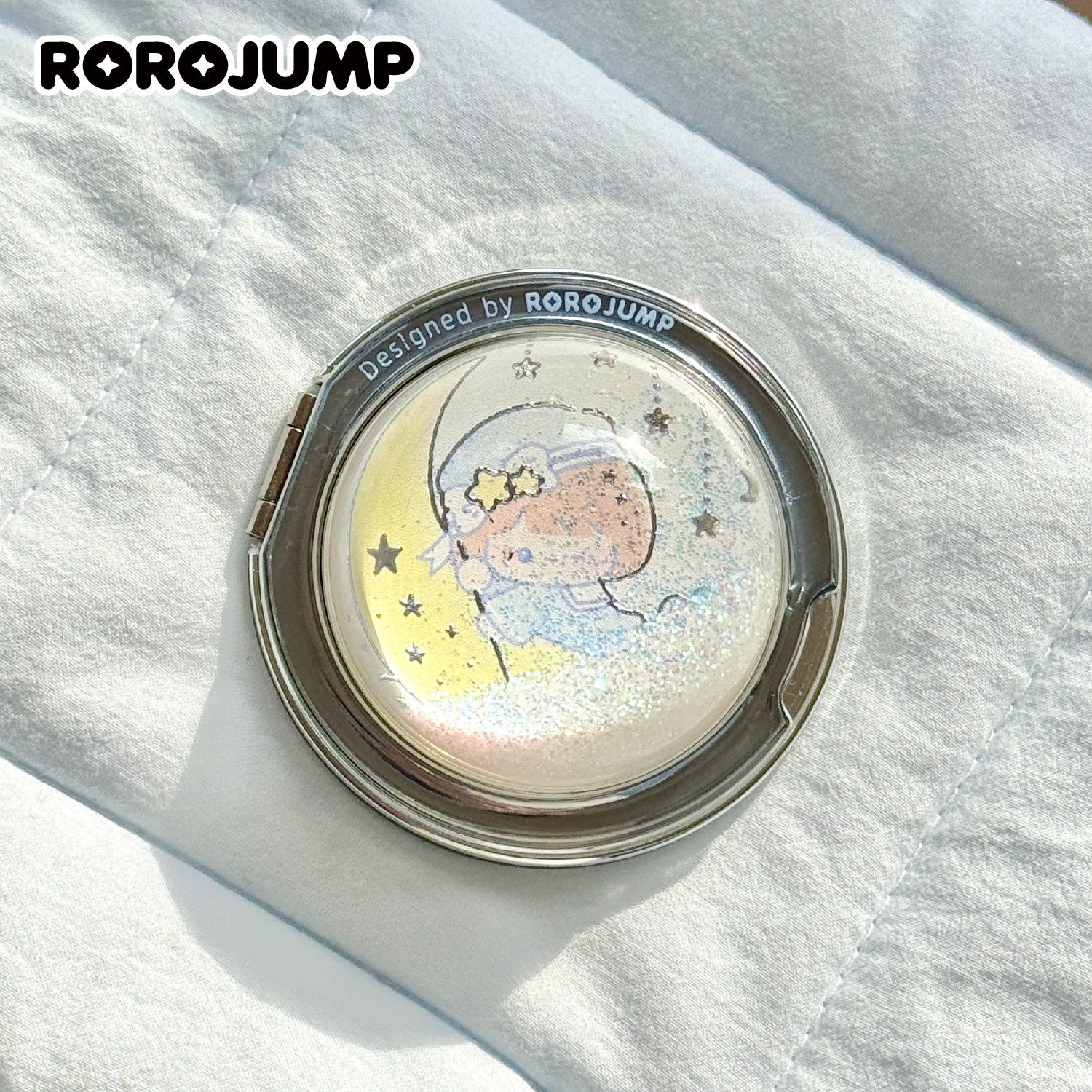 肉肉酱星光与愿手机磁吸支架原创设计新款超强磁力便携卡通女支撑架底