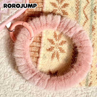 肉肉酱小熊菲尔岛手机挂绳原创新款特色便携手提ins风格百搭款手机链条挂链包包ccd相机卡通可爱宠萌女