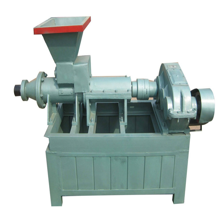 小型烧烤机制木炭机 竹炭煤粉空心煤棒机 螺旋挤压兰炭碳粉制棒机