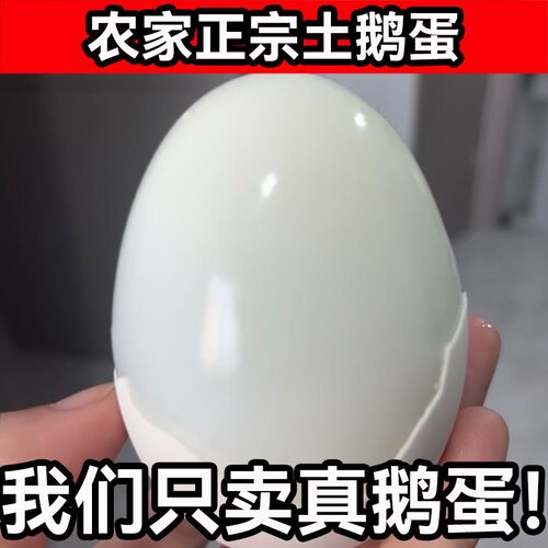 12枚特大生鹅蛋220-260克双黄蛋正宗土鹅蛋农家散养新鲜孕妇精品