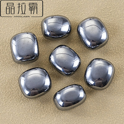 天然太赫兹滚石摆件可溶冰碎石