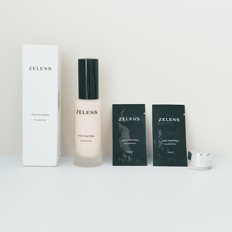 新版zelens粉底液小样片装试色养肤奶油肌遮瑕持久水润官方授权