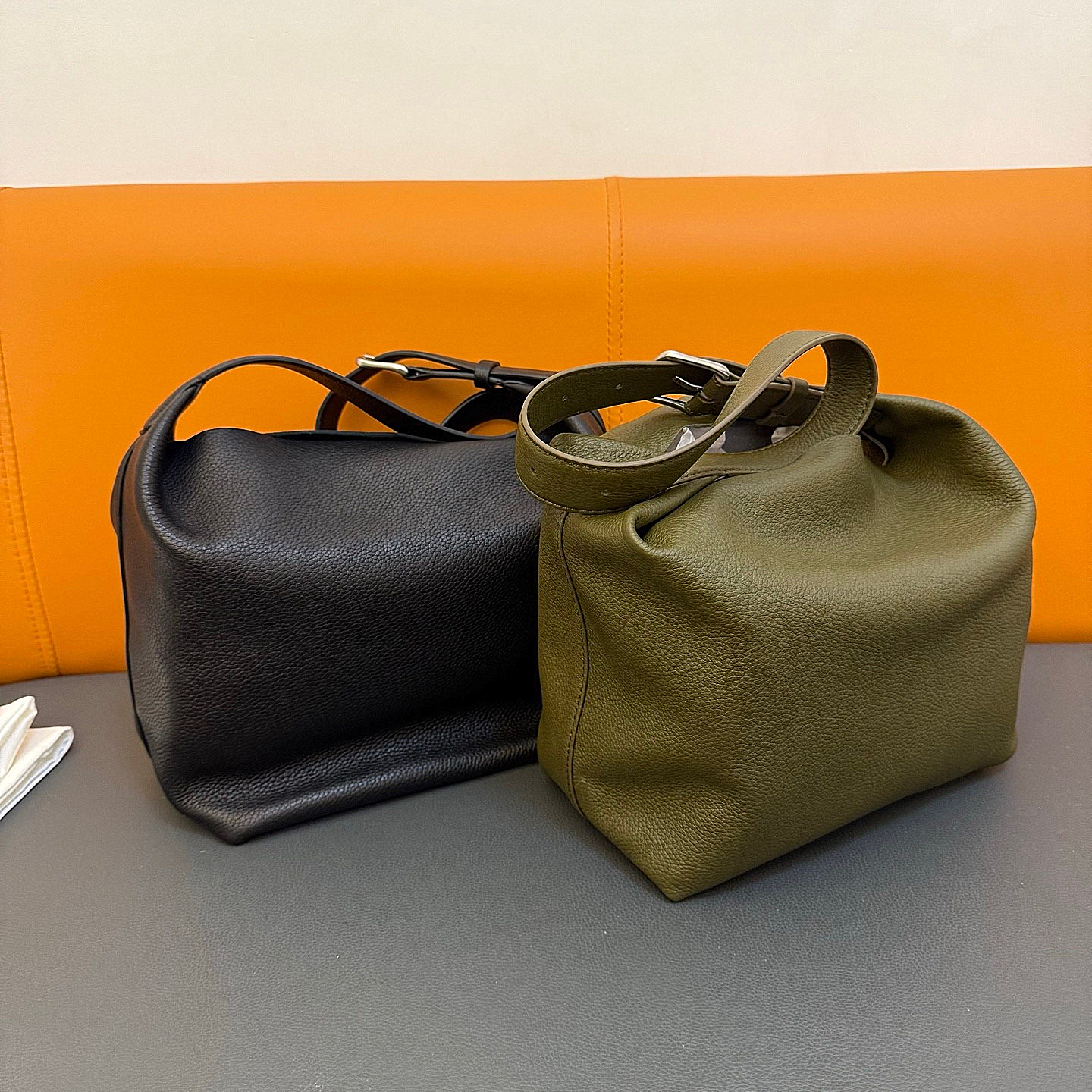 2025新款荔枝纹大容量托特包