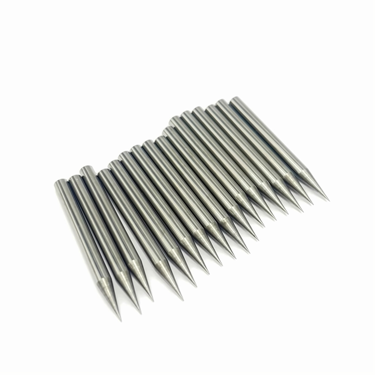 直径2.5*19mm精磨尖圆棒 钨钢针 YL10.2高硬度尖钨钢针
