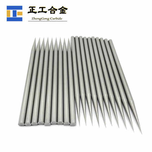 直径4*100mm*14度抛光磨尖圆棒 钨钢针 YL10.2高硬度雕刻针