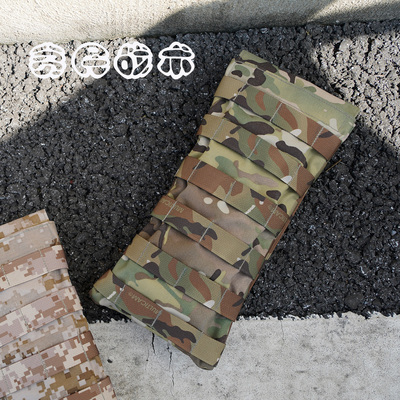 贫民战术推荐Molle系统 织带水袋水壶包 AOR1战术背板背心副包