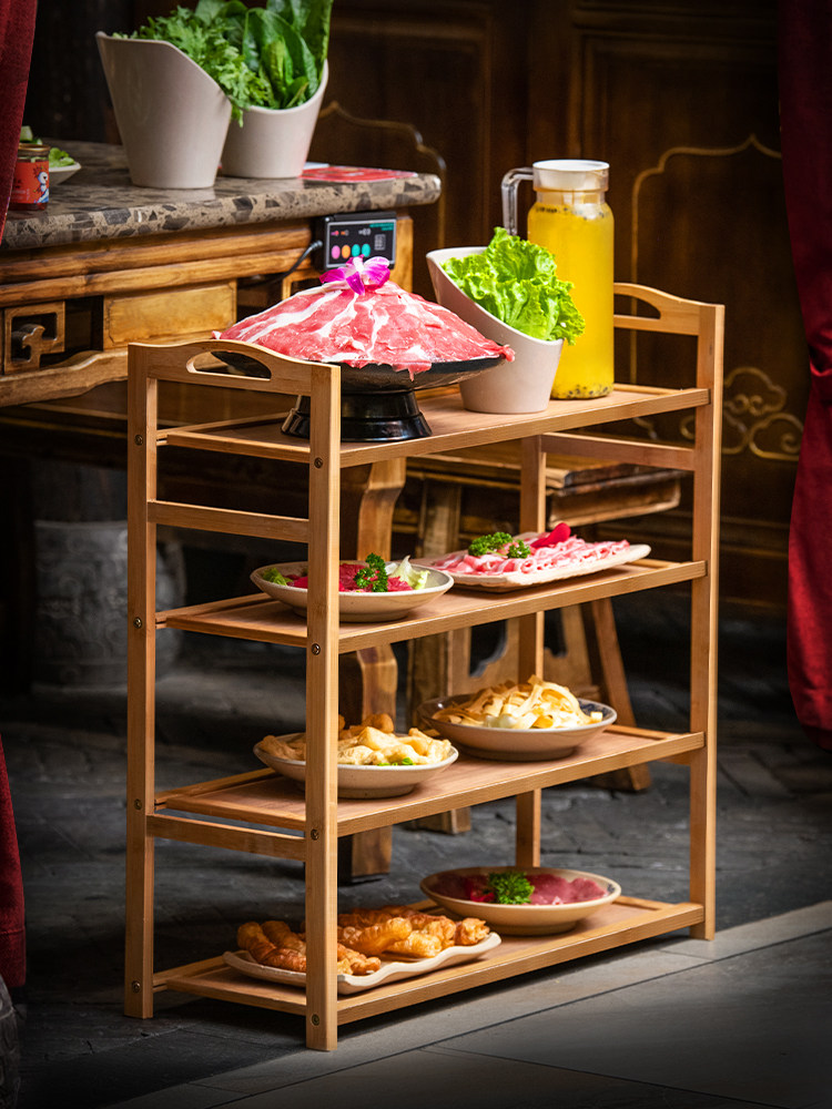 菜架子商用火锅店多层放菜架饭店摆配菜蔬菜架厨房专用烧烤置物架