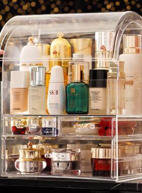 Portable Transparent Makeup Organizer Storage Box Acrylic Ma