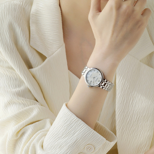 【新年礼物】Onedear钻石手表女白月光时尚简约贝母表盘瑞士腕表