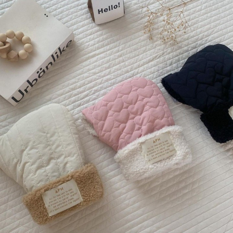 ins韩系儿童自行车平衡车防风保暖手套加厚宝宝秋冬玩具车扶手套