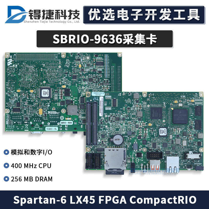 美国 NI sbRIO-9636 CompactRIO 单板控制器 支持 LabVIEW FPGA