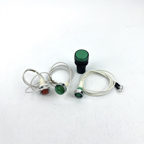 信号灯指示灯安装孔10MM带线长20绿XD10-7W AC220V