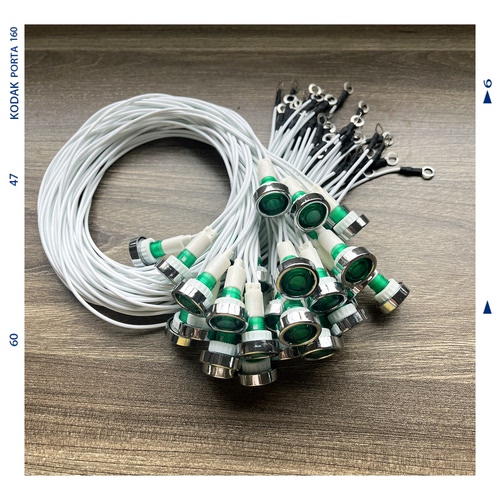 保温台电源工作指示灯 煮面桶蒸包炉配件大全 红色绿色运行指示灯