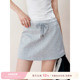 Kroche 慵懒休闲 抽绳休闲短半裙