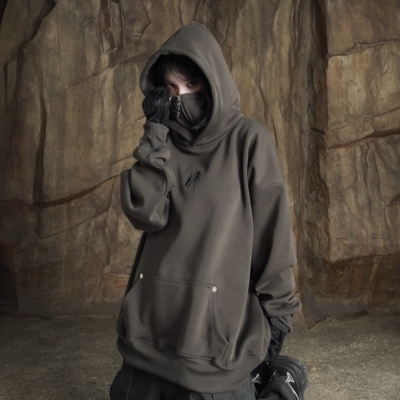 休闲ins美式高街加绒上衣外套