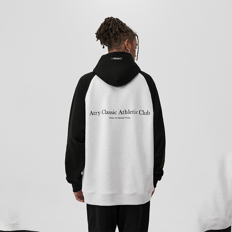 ATRY百搭街头美式帽衫