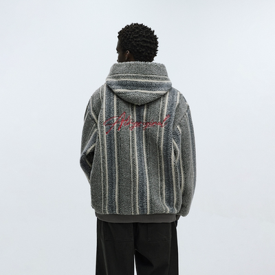 ATRY花体LOGO羊羔绒卫衣