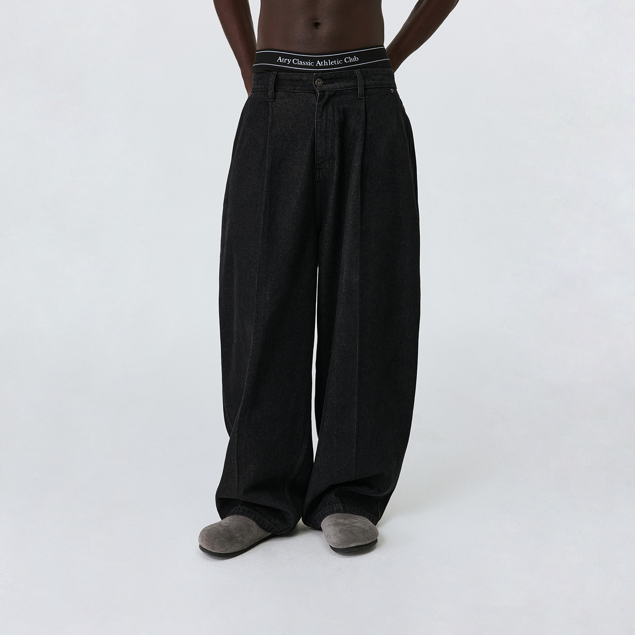 ATRY弯刀休闲牛仔裤长裤