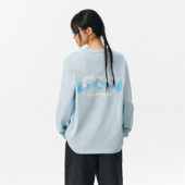 户外运动透气干爽撞色印花休闲长袖 ATRY纺纱肌理感T恤男春季 新款