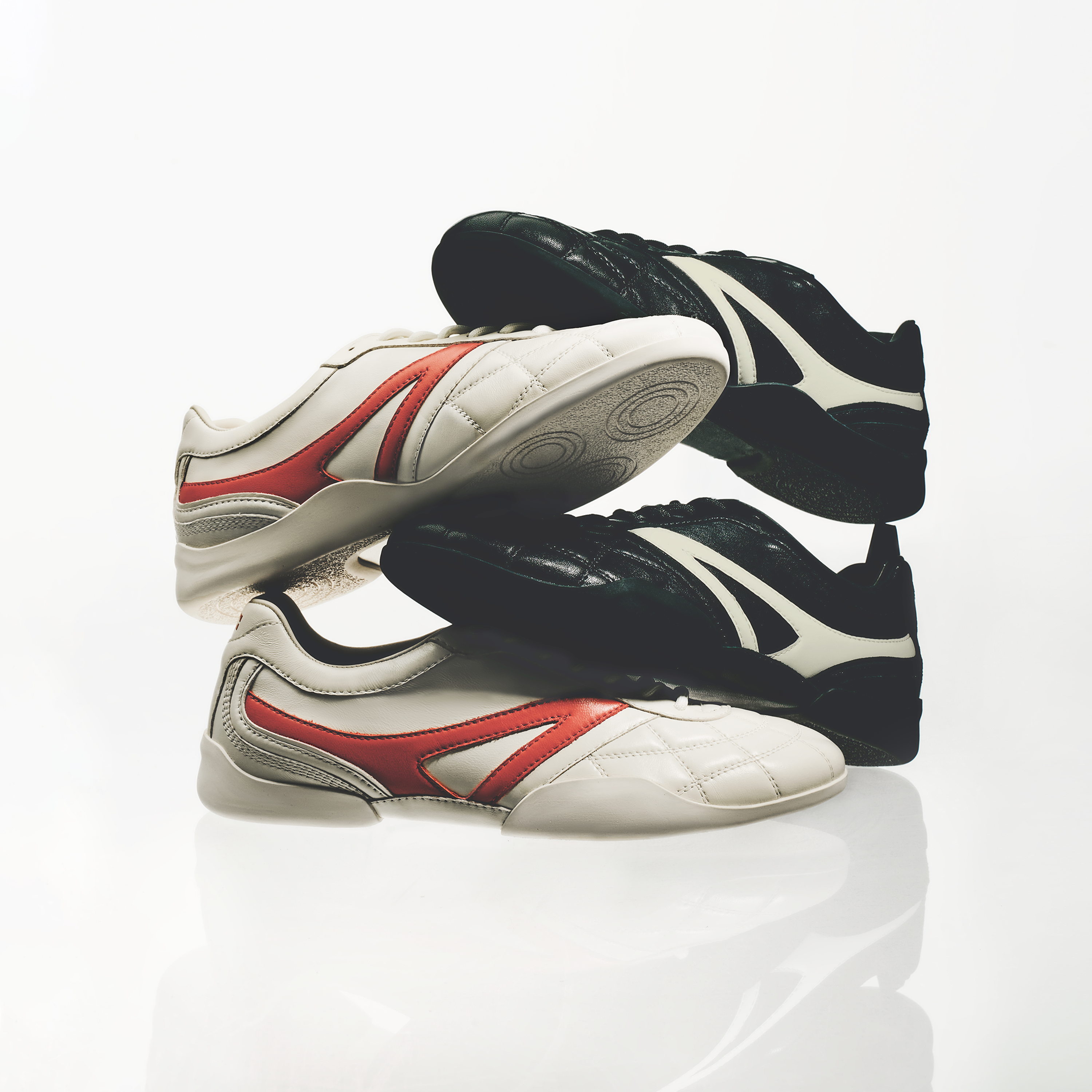 ATRY皮革德训鞋男春季新款美式复古防滑橡胶底撞色低帮百搭运动鞋,流行男鞋,德训鞋,淘宝优惠券,粉丝福利购,淘宝优惠卷