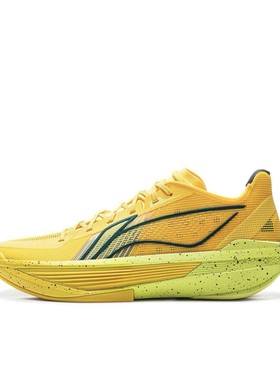 李宁超轻2025低帮篮球鞋男款黄色ABAV007-22